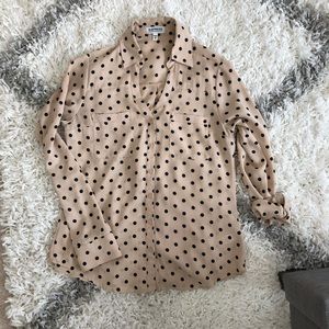 Express Polka dot Portofino shirt XS